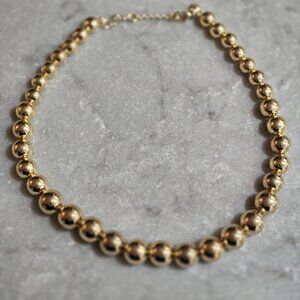 J. Crew Gold "Pearl" Necklace